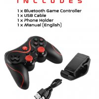 Bluetooth джойстик X3 със стойка за телефон, съвместим с iOS/Android/PS3 и PC, снимка 3 - Джойстици и геймпадове - 30779458