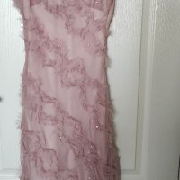 Официална розова рокля, снимка 2 - Рокли - 34157624