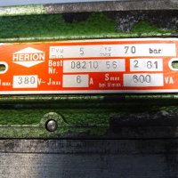 пресостат Herion 0821056 pressure switch 5-70Bar 380VAC, снимка 4 - Резервни части за машини - 42131663