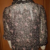 Нова блуза от шифон, снимка 3 - Блузи с дълъг ръкав и пуловери - 29520693