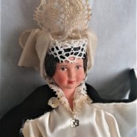 Франция кукла с перелина начало на 20 век, снимка 4 - Колекции - 31508482