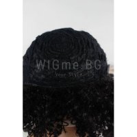Kъдрава черна перука в афро стил Кая, снимка 6 - Аксесоари за коса - 34912985