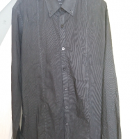 Мъжка черна риза размер М, снимка 3 - Ризи - 36457584