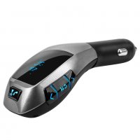 1619 Стилен Bluetooth трасмитер за автомобил с високоговорител Х5, снимка 14 - Аксесоари и консумативи - 30852548