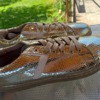 Кецове- сребърни или златни номер 40, снимка 4 - Дамски ежедневни обувки - 36549757