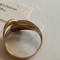 Златен пръстен 3.18гр., снимка 6 - Пръстени - 44199691