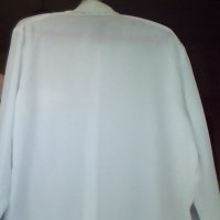 Дамска бяла копринена риза , снимка 3 - Ризи - 37964199