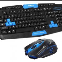 Геймърска безжична клавиатура и безжична мишка, снимка 2 - Клавиатури и мишки - 39301144