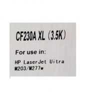 HP CF230X с чип - СЪВМЕСТИМА ТОНЕР КАСЕТА, голям капацитет за 3500 копия 