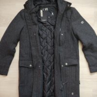 Мъжко зимно палто Indigo Jeans размер L, снимка 2 - Палта - 38965654