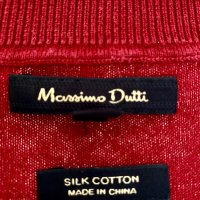 Асиметрична блуза MASSIMO DUTTI коприна и памук, снимка 10 - Блузи с дълъг ръкав и пуловери - 34559219