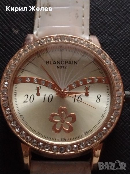BLANCPAIN ПЕРФЕКТЕН МНОГО КРАСИВ СТИЛЕН ДИЗАЙН ДАМСКИ ЧАСОВНИК С КОЖЕНА КАИШКА 33382, снимка 1