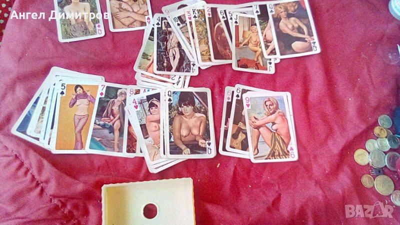 52 стари карти за игра , снимка 1