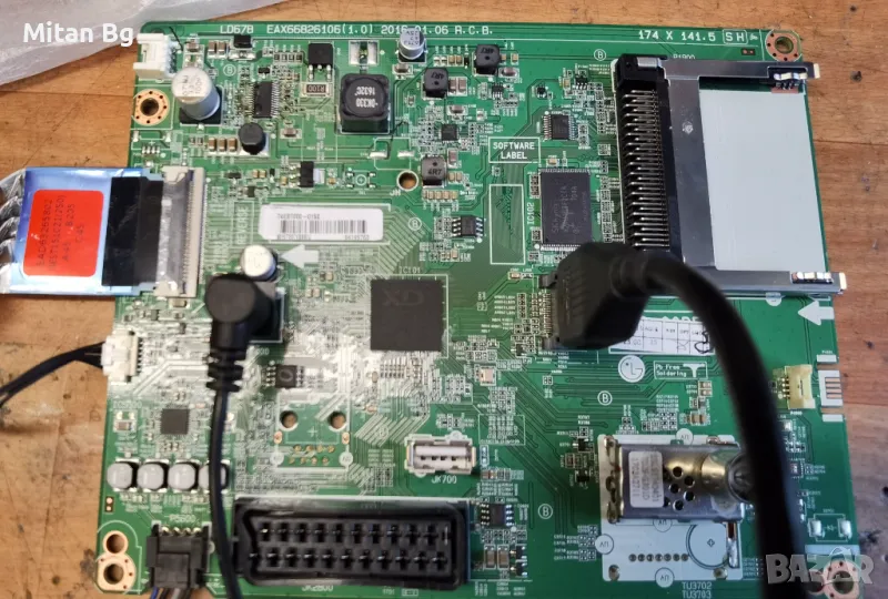 MAIN BOARD LG 43LH5100 EAH66826106, снимка 1