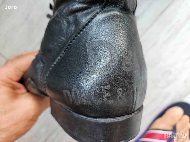 мъжки боти,кубинки dolce&gabbana 43 номер естествена кожа вътре и вън оригинални, снимка 1
