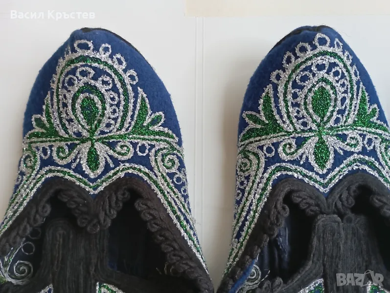 Родопски терлици, със сърма, автентични, от стари времена, снимка 1