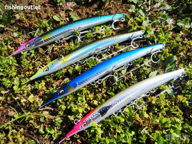 Морски воблер "морска игла" GHT , 18.5sm,60gr. 4 модела, снимка 1