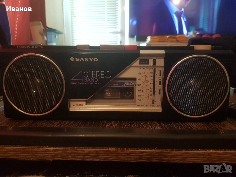 SANYO M-S300K Радиокасетофон , снимка 1