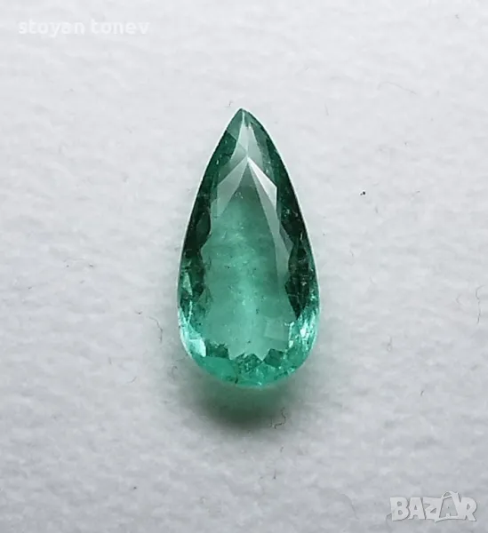 Параиба турмалин с кристално чист синьо-зелен цвят - 2.68кт.! Сертифициран! Нов!, снимка 1