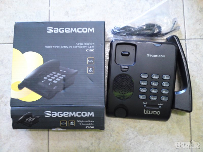 домашен телефон Sagemcom C100, снимка 1
