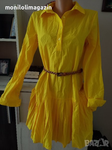 Нова рокля от естествена материя, с етикета е, снимка 1