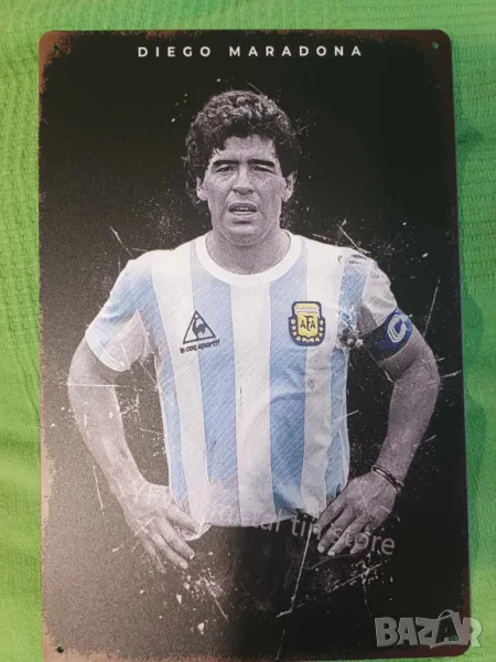 Diego Maradona-метална табела (плакет), снимка 1