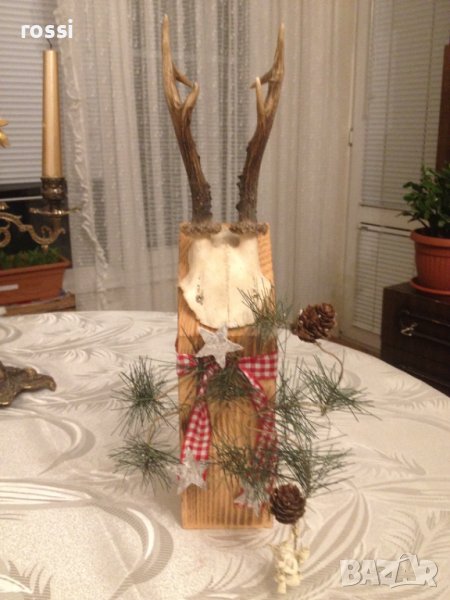 Немски трофей сръндак и висулка с ангелче на поставка документ, снимка 1