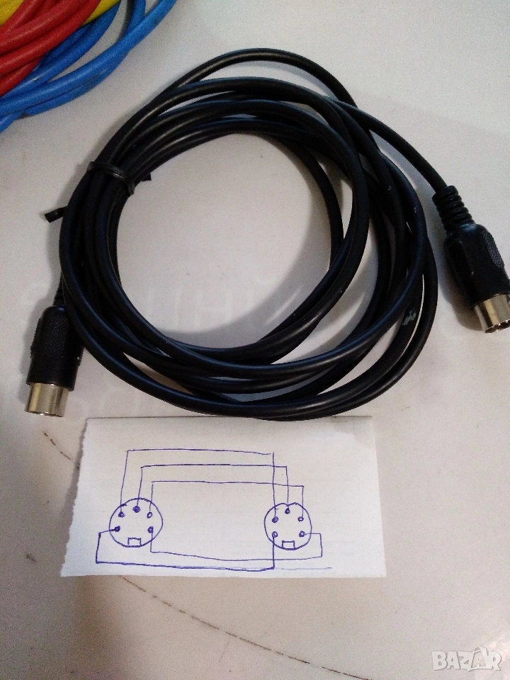 Кабел MIDI / петица /, снимка 1