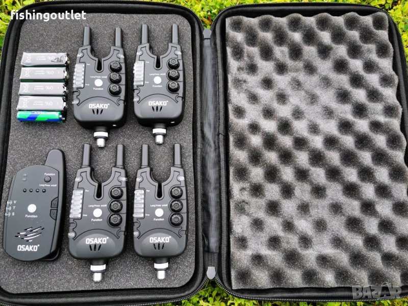 Сигнализатори със станция 4+1 Osako Pro Q5, обхват до 300мт, снимка 1