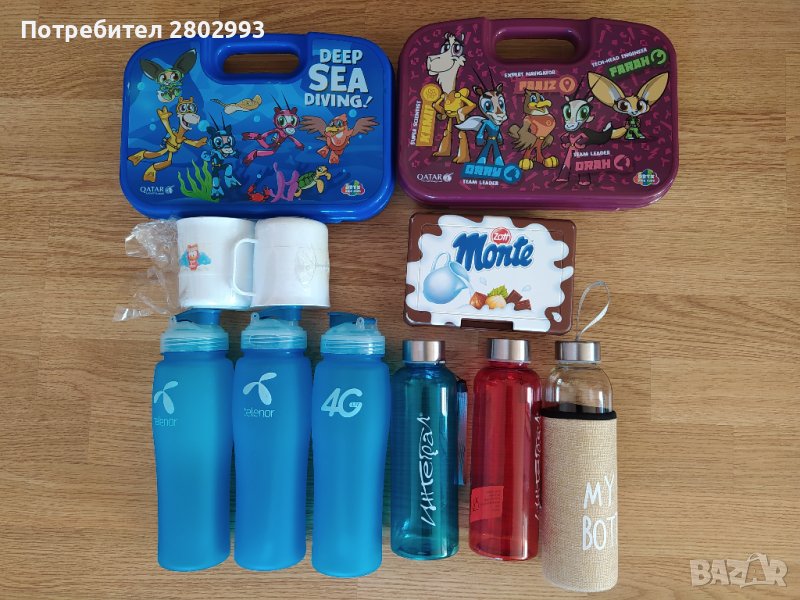 НОВИ кутии за храна, шишета и чаши, снимка 1