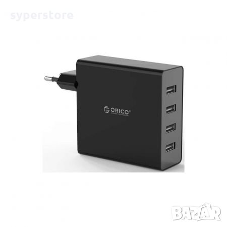 Зарядно за телефон, таблет и др. Четири-USB изхода 30W Orico DCW-4U-EU-BK-PRO Без кабел, снимка 1