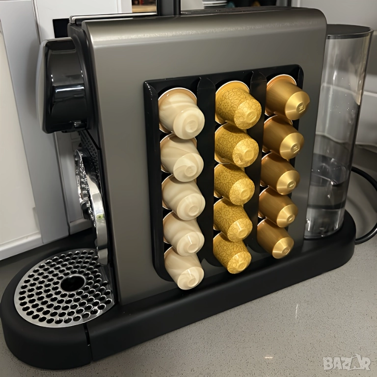 Стенен Държач за Кафе Капсули Nespresso - Стил, Ред и Повече Свободно Място!, снимка 1