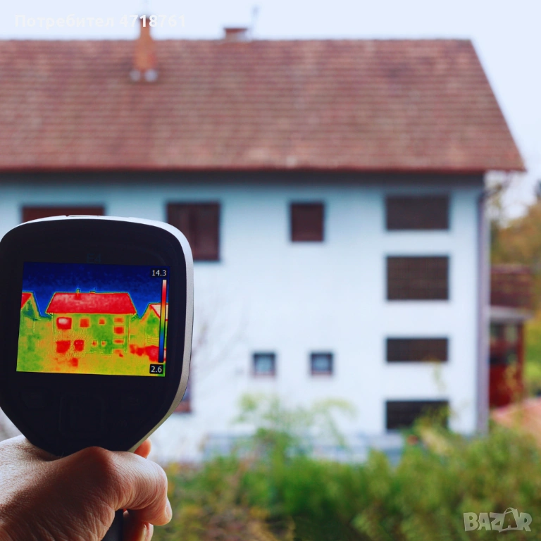 Откриване на течове с термална камера, снимка 1