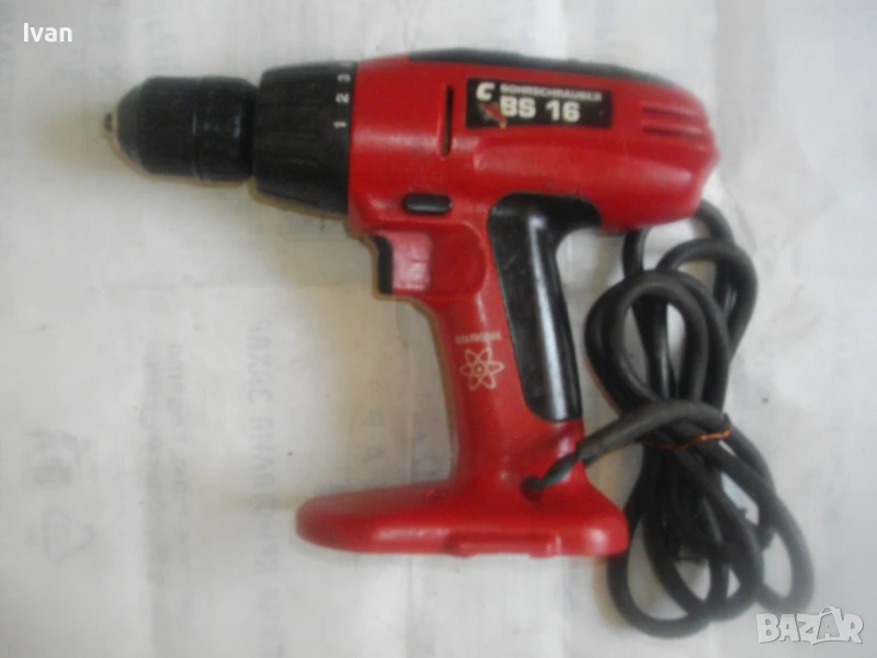 BS-16 НЕМСКИ ВИНТОВЕРТ С КАБЕЛ РАБОТЕЩ НА 12 ВОЛТА АКУМУЛАТОР НА КОЛА, снимка 1