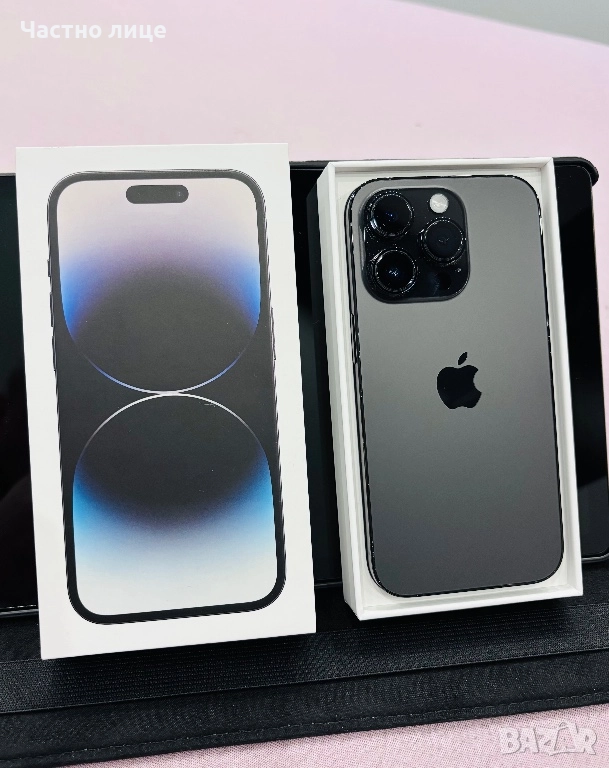 iPhone - 14 PRO - 128 GB - Black - Като нов !, снимка 1