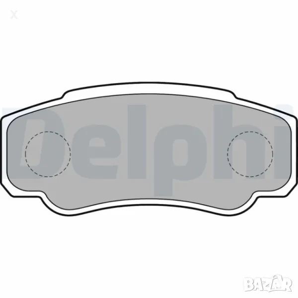DELPHI LP1790 НАКЛАДКИ ЗАДНИ PEUGEOT Boxer, CITROЕN Jumper, FIAT Ducato , 1994 -2009 OE 71752985, снимка 1