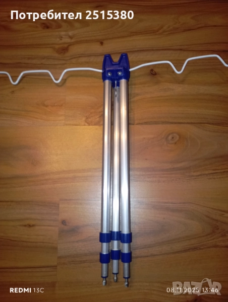 Трипод стойка за 4 въдици, снимка 1