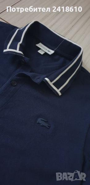 Lacoste Slim Fit Pique Cotton Stretch  Mens Size 3 - S НОВО! ОРИГИНАЛ! Мъжка Тениска!, снимка 1