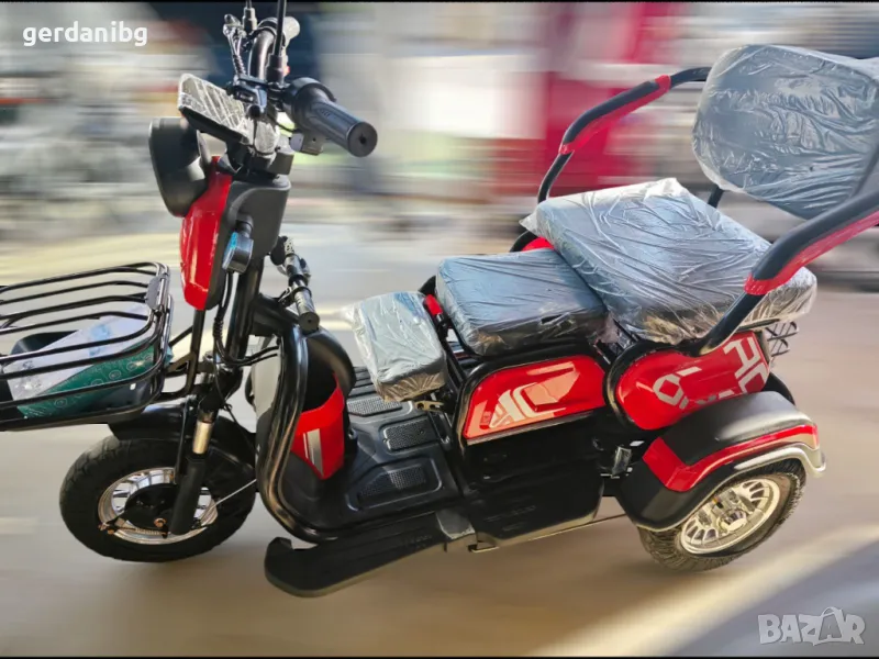 Електрическа триколка, високопроходима, 800W, LCD дисплей, снимка 1