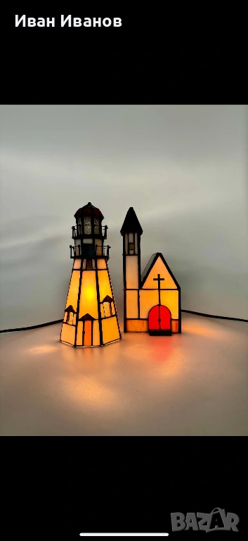Настолни лампи в стил Tiffany, снимка 1