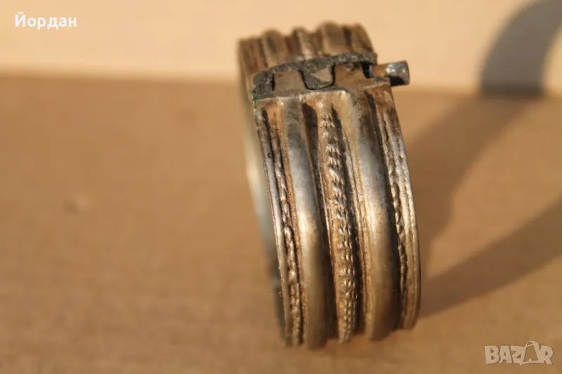 Възрожденска сребърна гривна , снимка 1