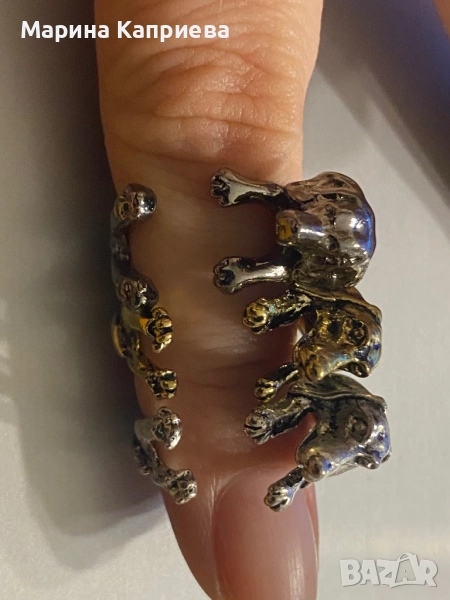 Пръстен “Куче”. В наличност три цвята. /А-75/, снимка 1