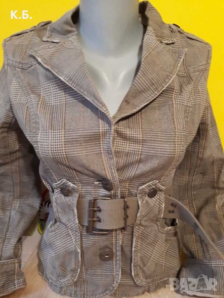 Карирано якенце с колан р-р XS, снимка 1