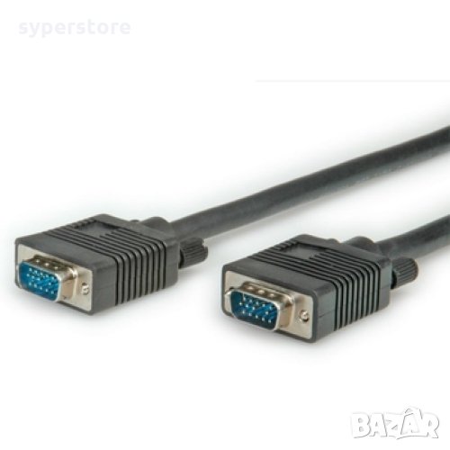 Кабел VGA - VGA 3м, Черен Digital One SP01264 Качествен VGA кабел за монитор, снимка 1