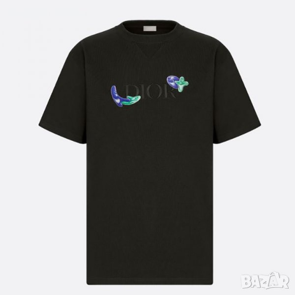 DIOR x KENNY SCHARF Embroidered Logo Slim Fit Мъжка Тениска size L (M) и XXL (L/XL), снимка 1