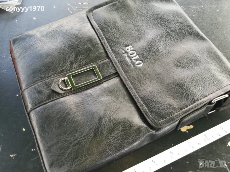 BOLO-ЧЕРНА КОЖЕНА ЧАНТА 1907251810, снимка 1