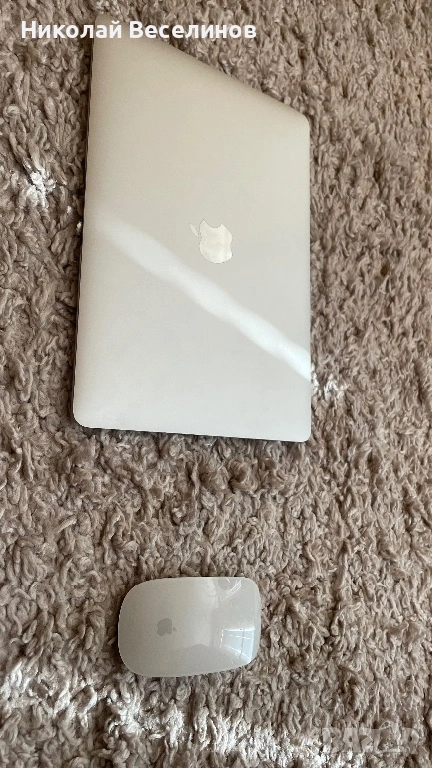 Apple MacBook Air M3 1.1GHz 8GB RAM 256GB SSD 12" Silver MLH72LL/A (2016) + Apple Magic Mouse 2, снимка 1