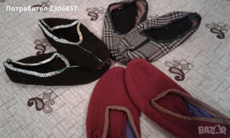 НОВИ домашни вълнени терлички, снимка 1