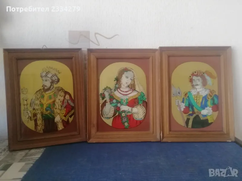 Картини ръчно рисуван на стъкло, стъклопис. , снимка 1