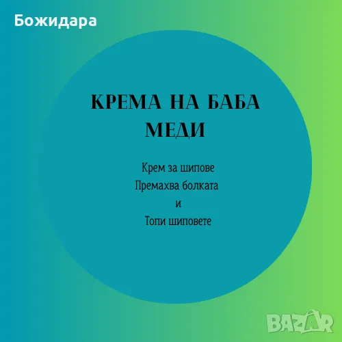 Шипове - Крем за шипове, снимка 1